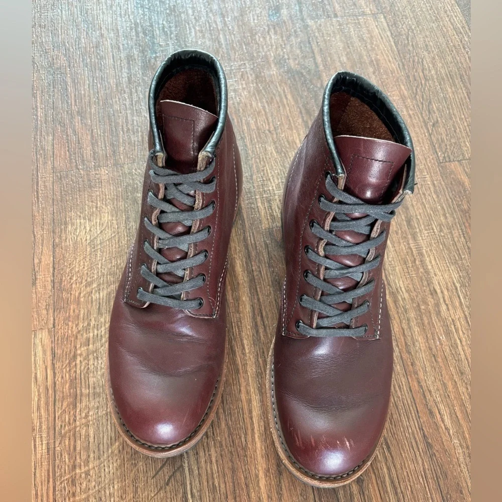 RARE Red Wing Beckman Boots 9011 in Black Cherry Featherstone Leather 7.5